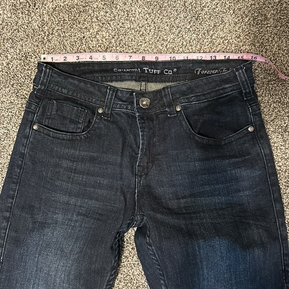 Cowgirl Tuff dark wash 31x35 - Picture 2 of 4